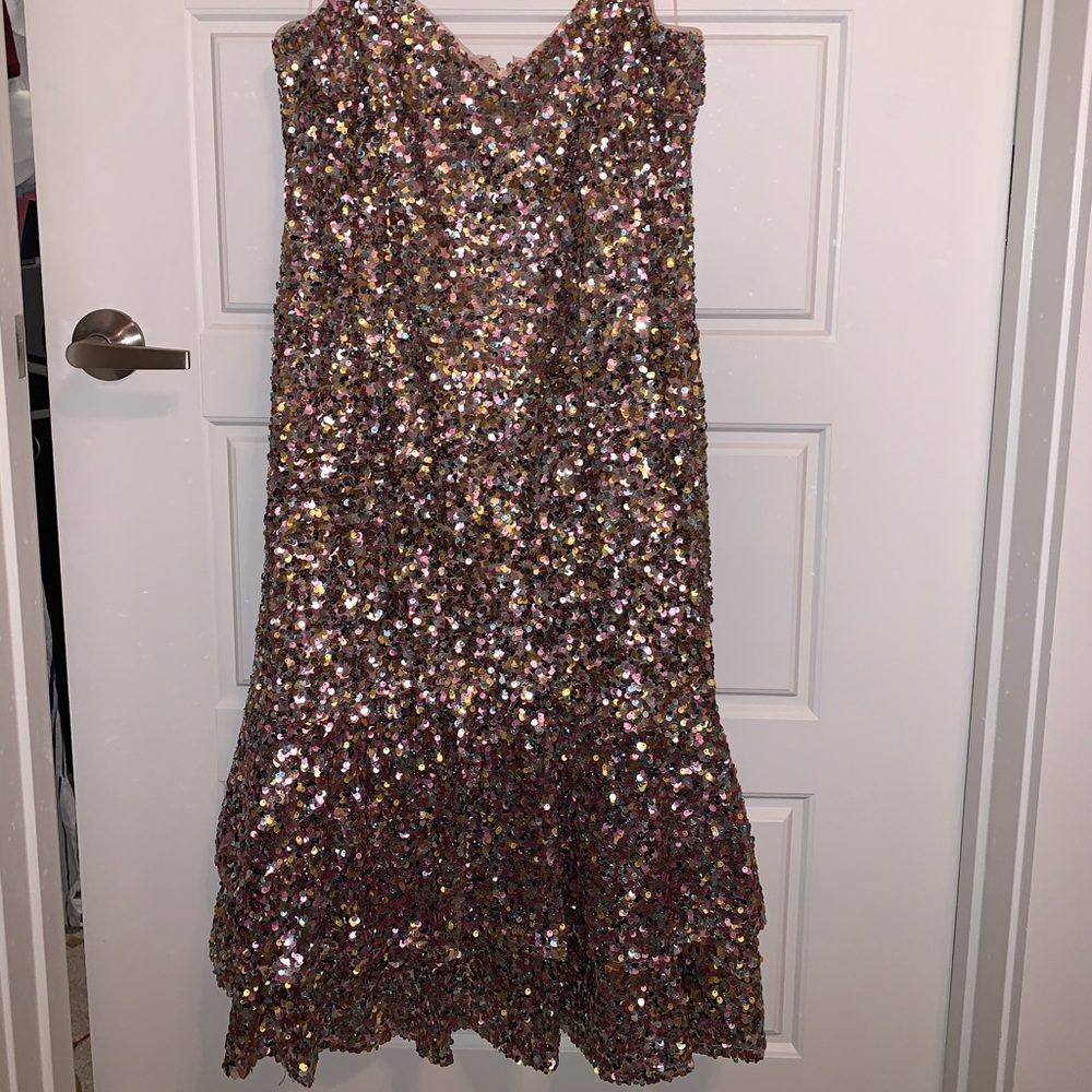 Adrianna Papell Sequin Party Dress